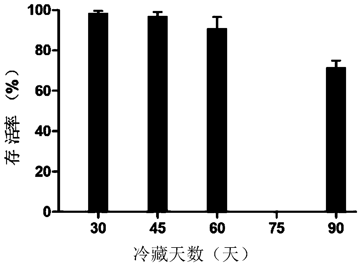 Method for cold storage of Arma chinensis adults