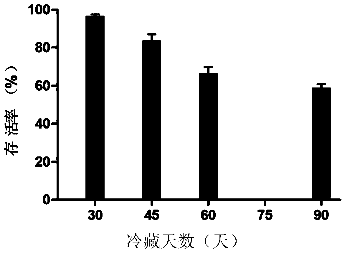 Method for cold storage of Arma chinensis adults