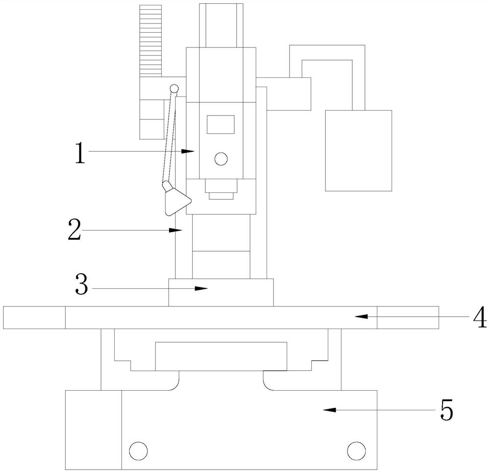 Vertical numerically-controlled milling machine