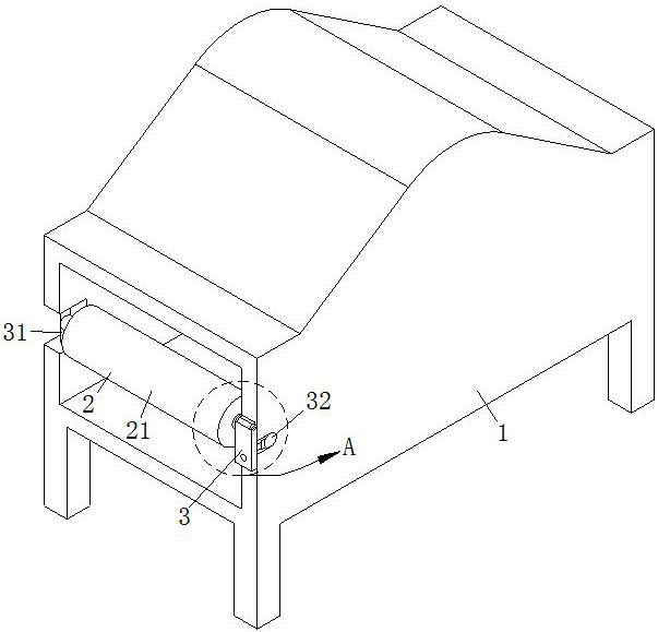 Drying device for fabric production and processing