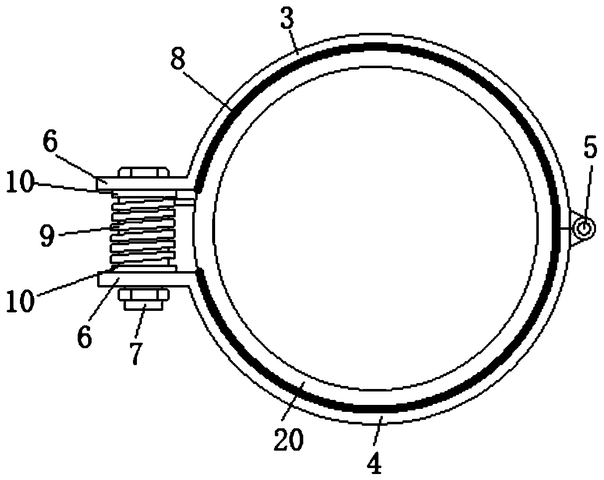 Passenger car water filling nozzle sealing dustproof device