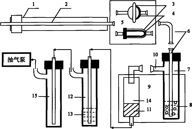 Trapping device for sampling dioxin in flue gas and application thereof