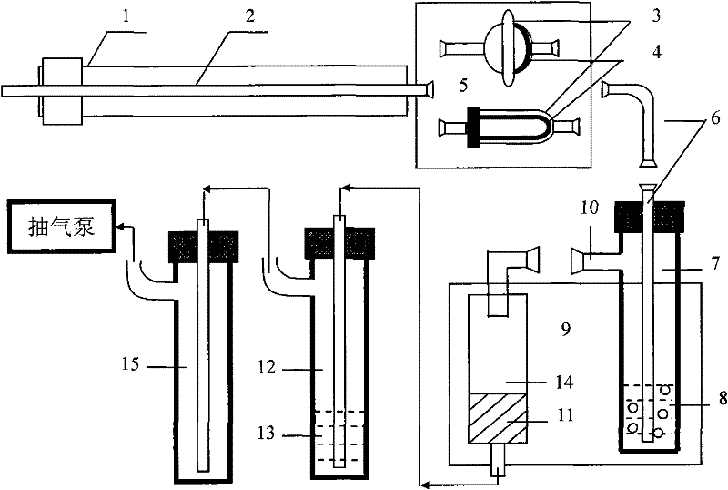 Trapping device for sampling dioxin in flue gas and application thereof