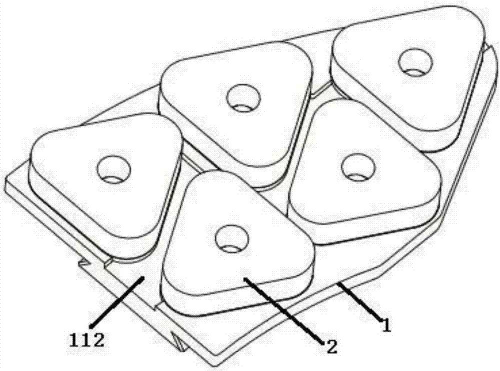 Powder metallurgy brake pad for D-series high-speed train set