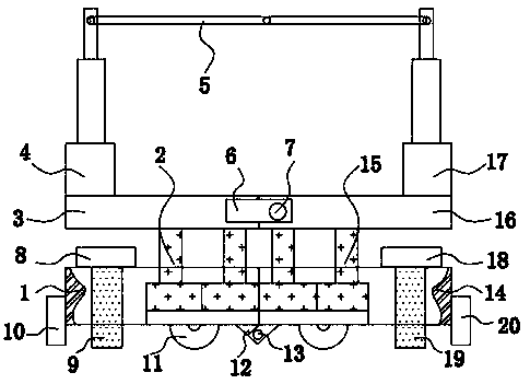 Lifting frame convenient to carry and used for installation of communication equipment