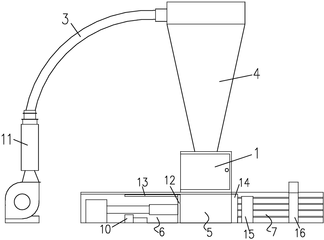 Waste paper packaging machine