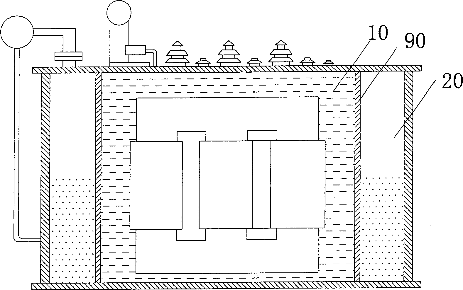 Oil-immersed power transformer