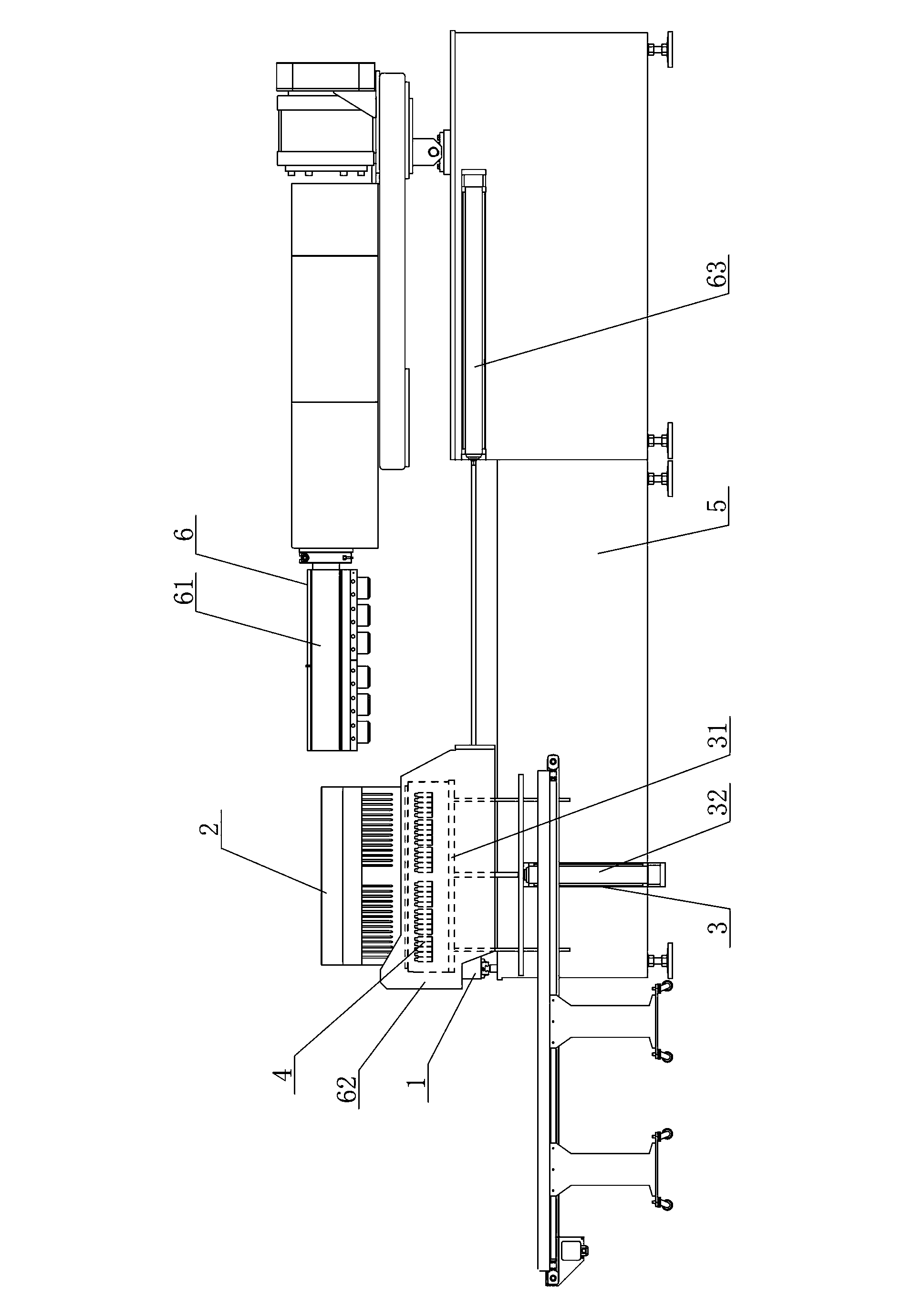 Plastic ampoule blowing, filling and sealing all-in-one machine