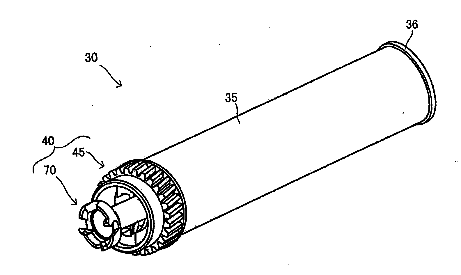 Bearing member, end member, photoreceptor-drum unit, and process cartridge