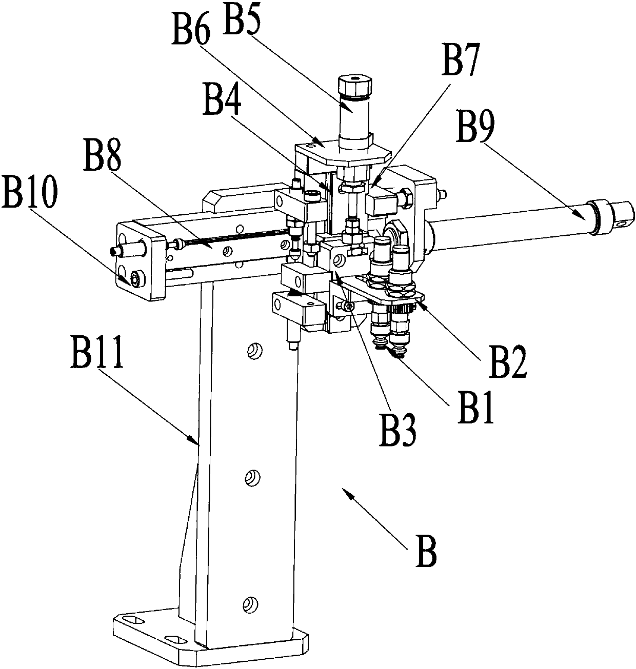 Press fitting machine for magnets