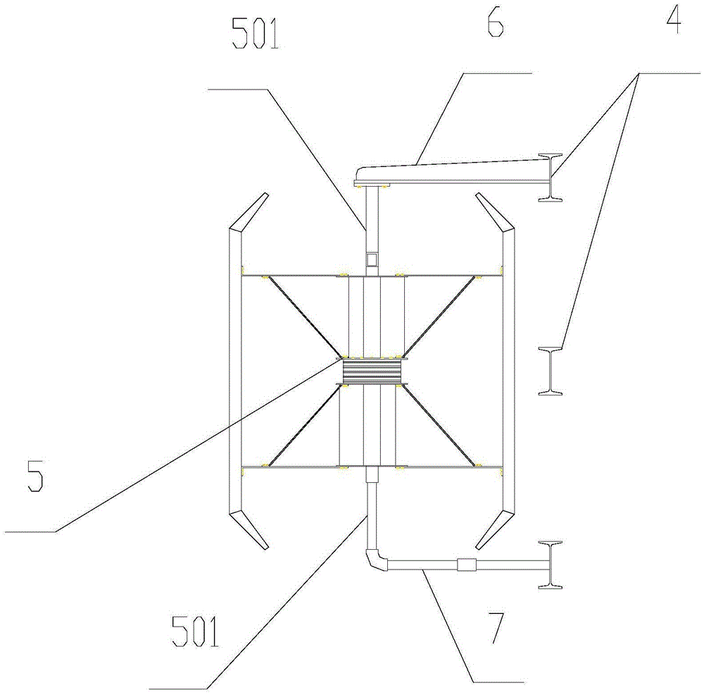 Motor sets for wind energy curtain wall