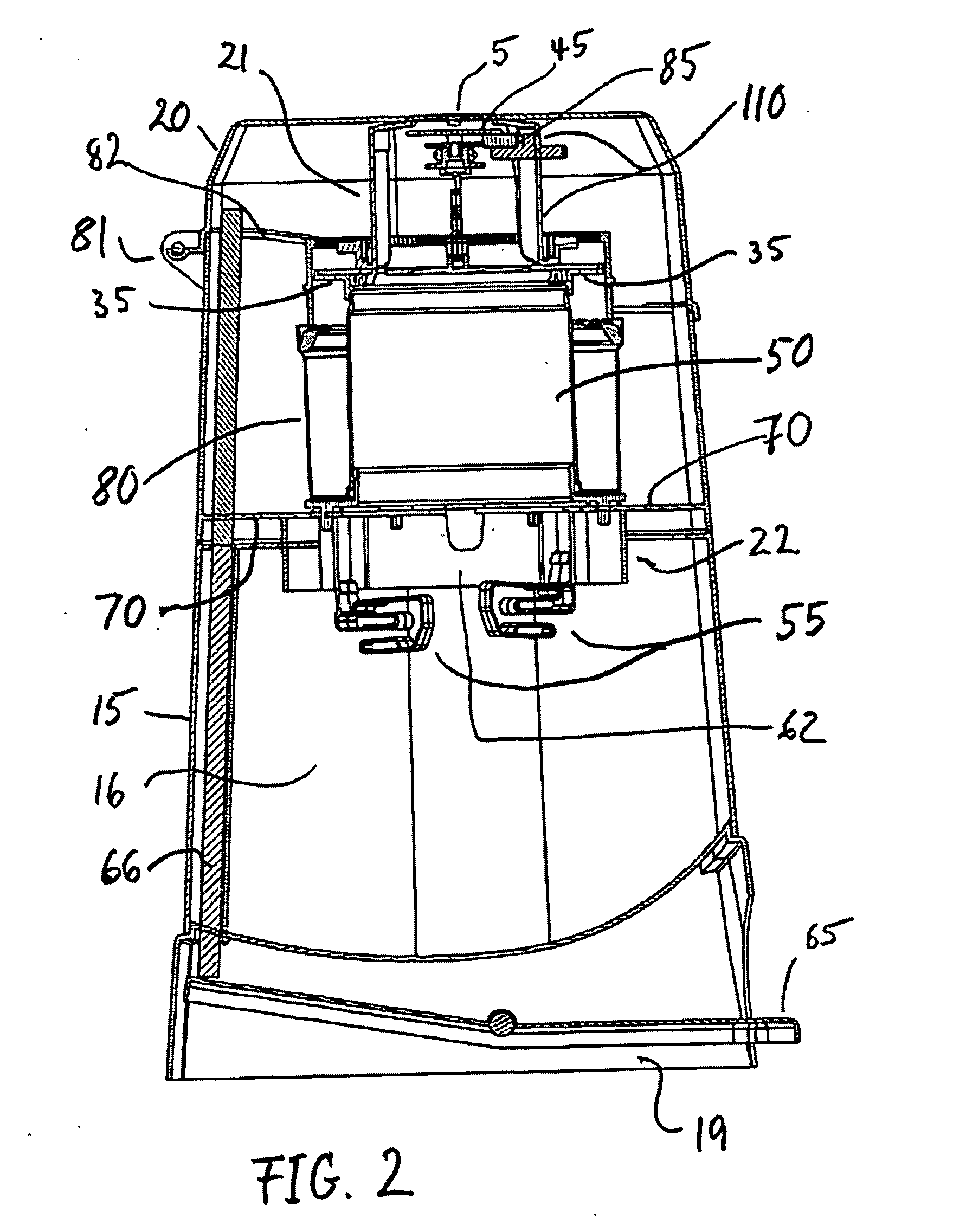 Automated twist diaper disposal apparatus