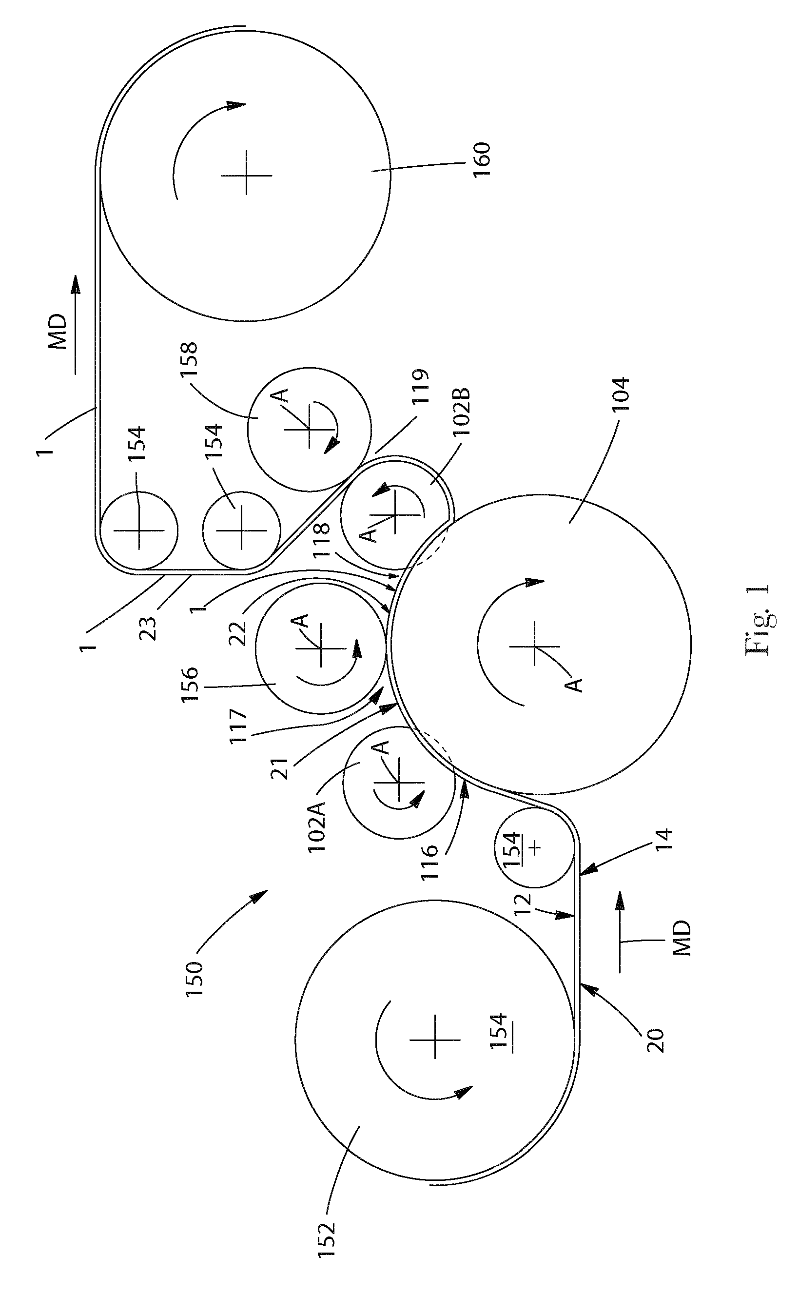 Structured Fibrous Web