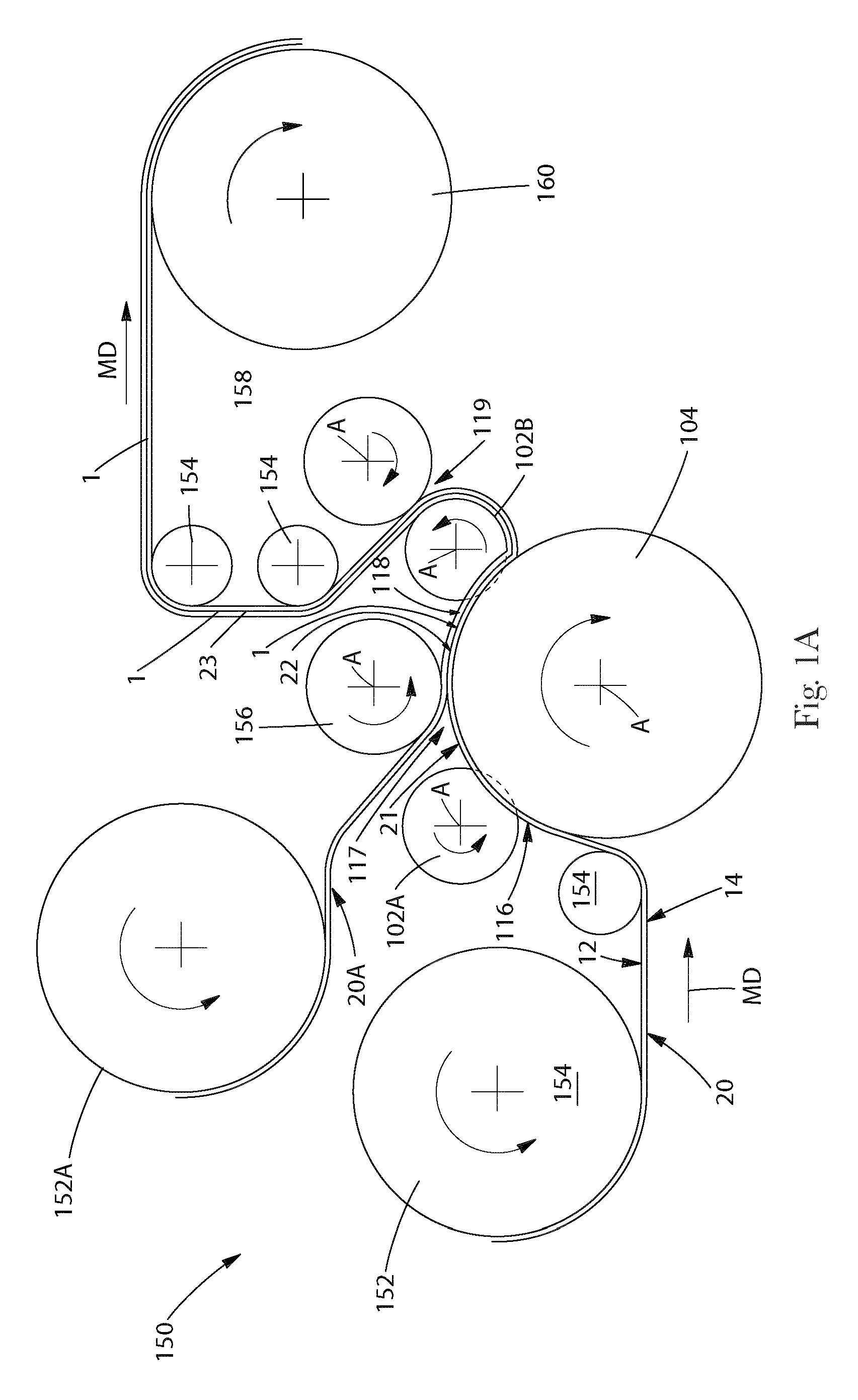 Structured Fibrous Web