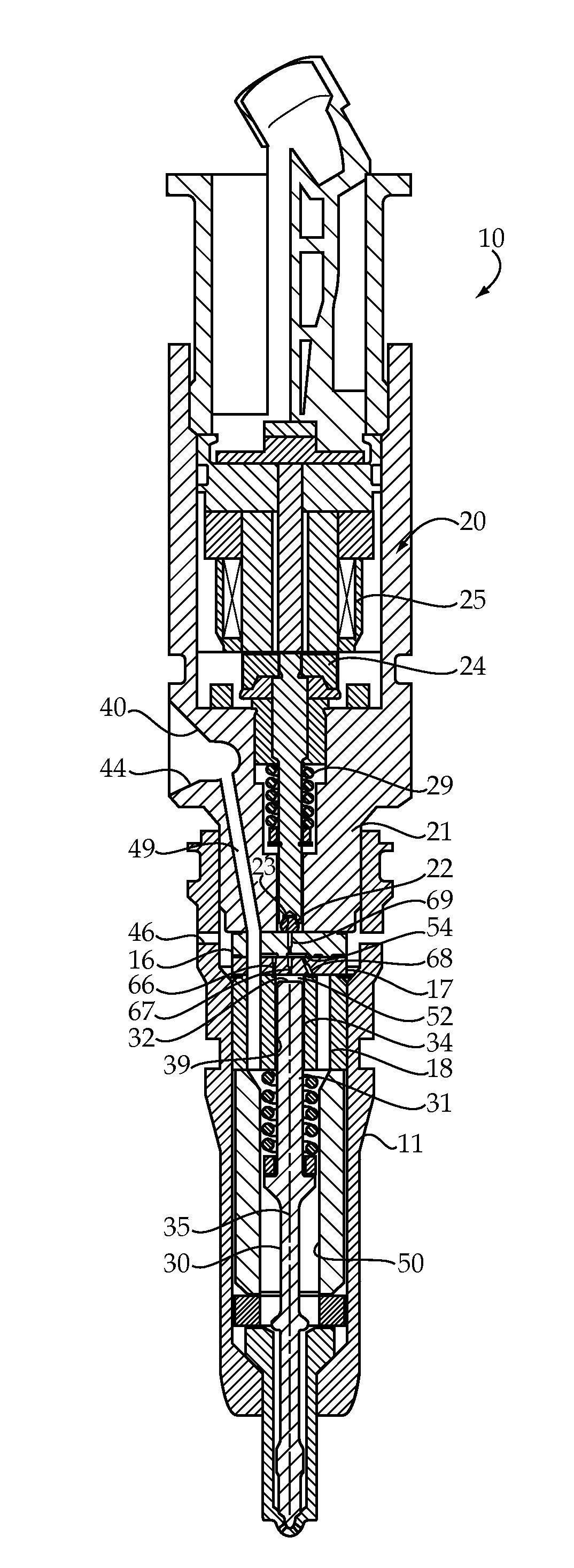 Fuel Injector With Needle Control System That Includes F, A, Z And E Orifices