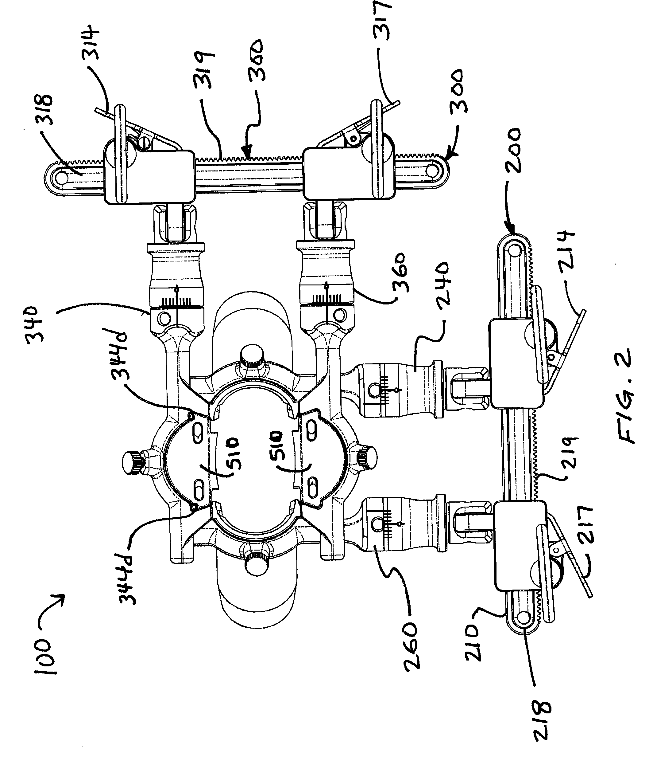 Tissue retractor system