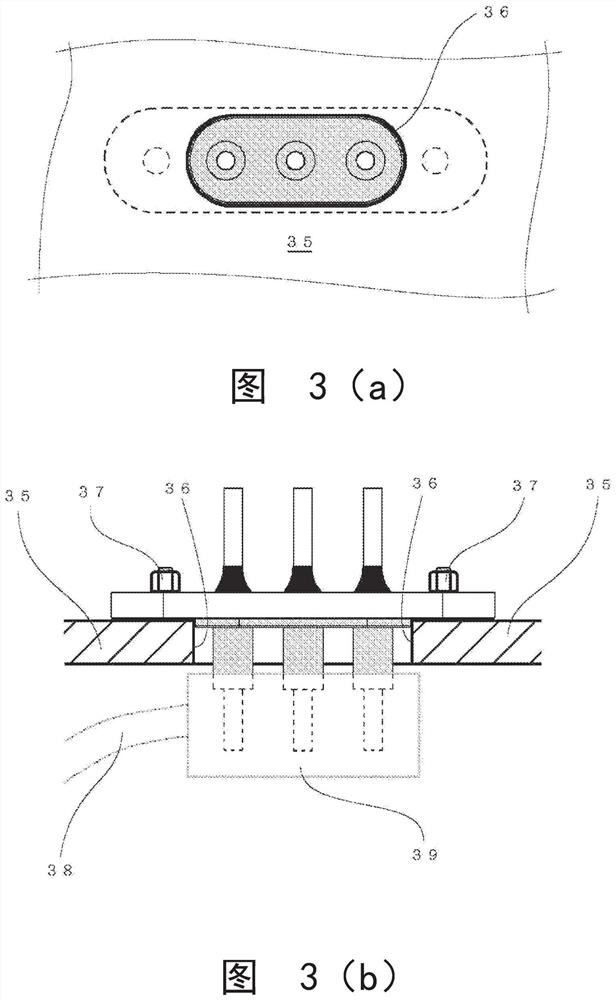 Airtight terminal and pressure-resistant container