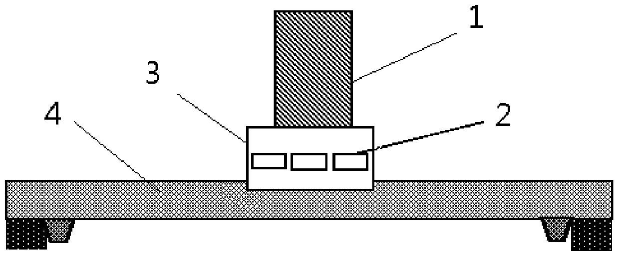 Pressing structure for correcting warping of plastic package flat plate and semiconductor device