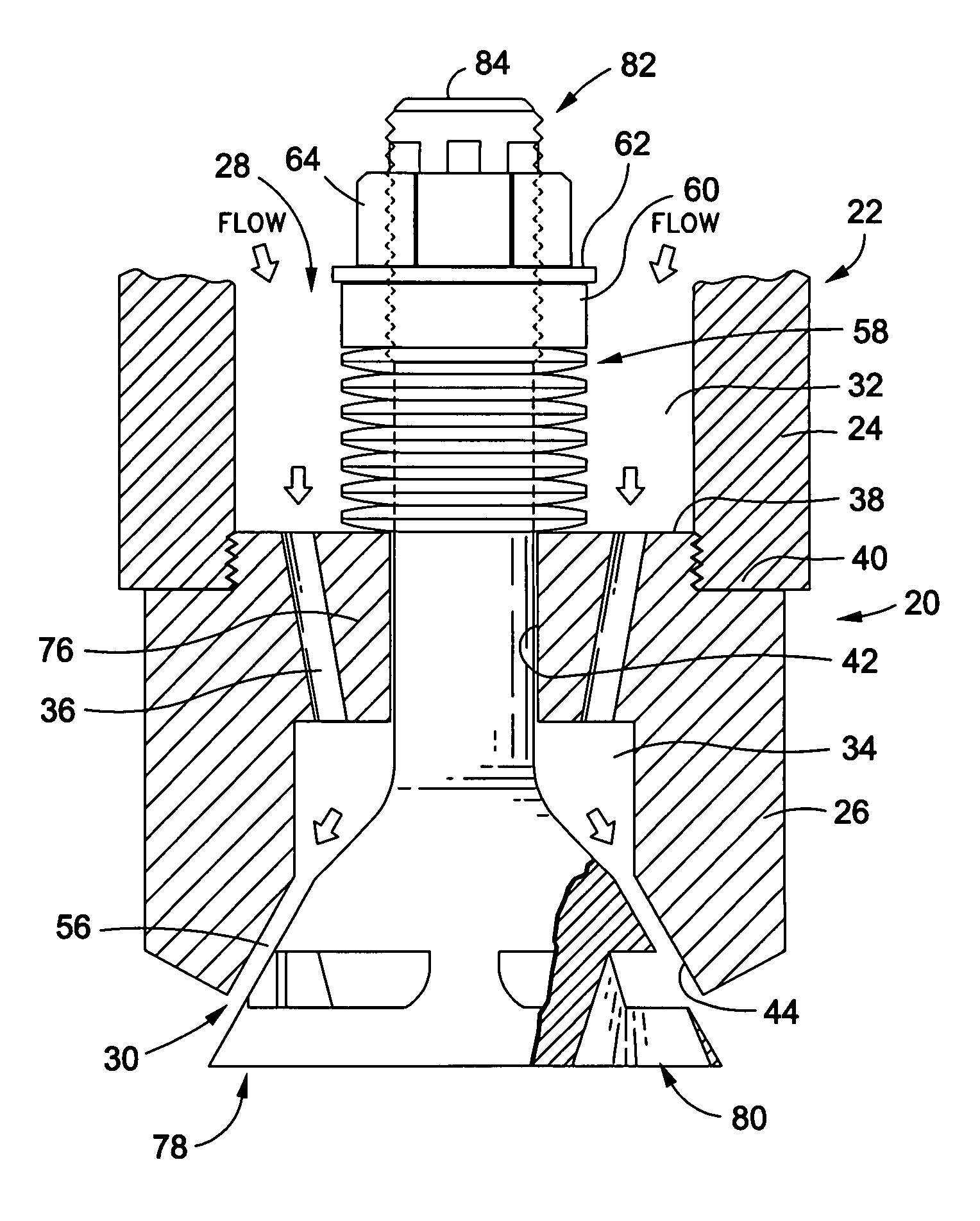 Desuperheater spray nozzle