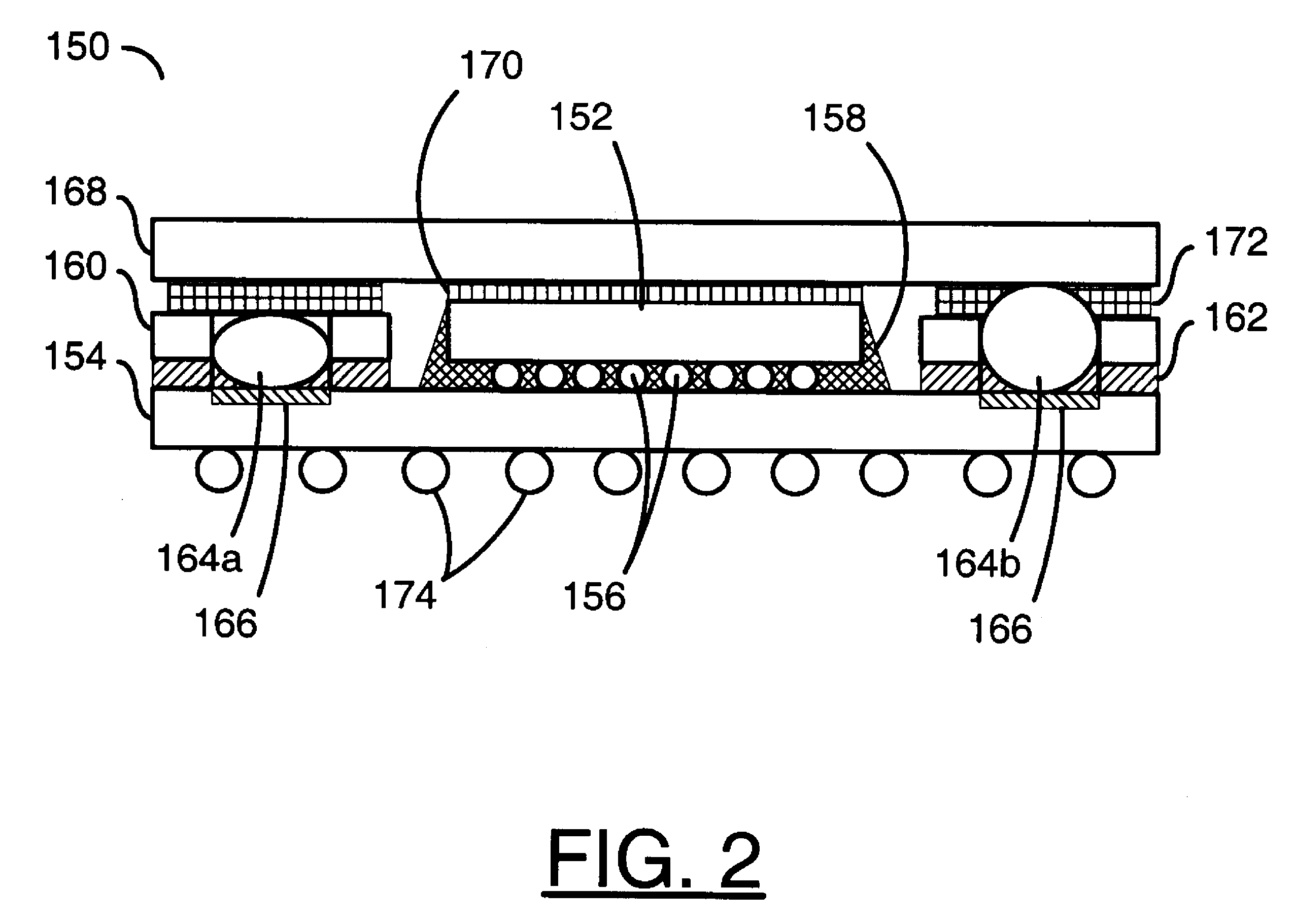 Process of grounding heat spreader/stiffener to a flip chip package using solder and film adhesive