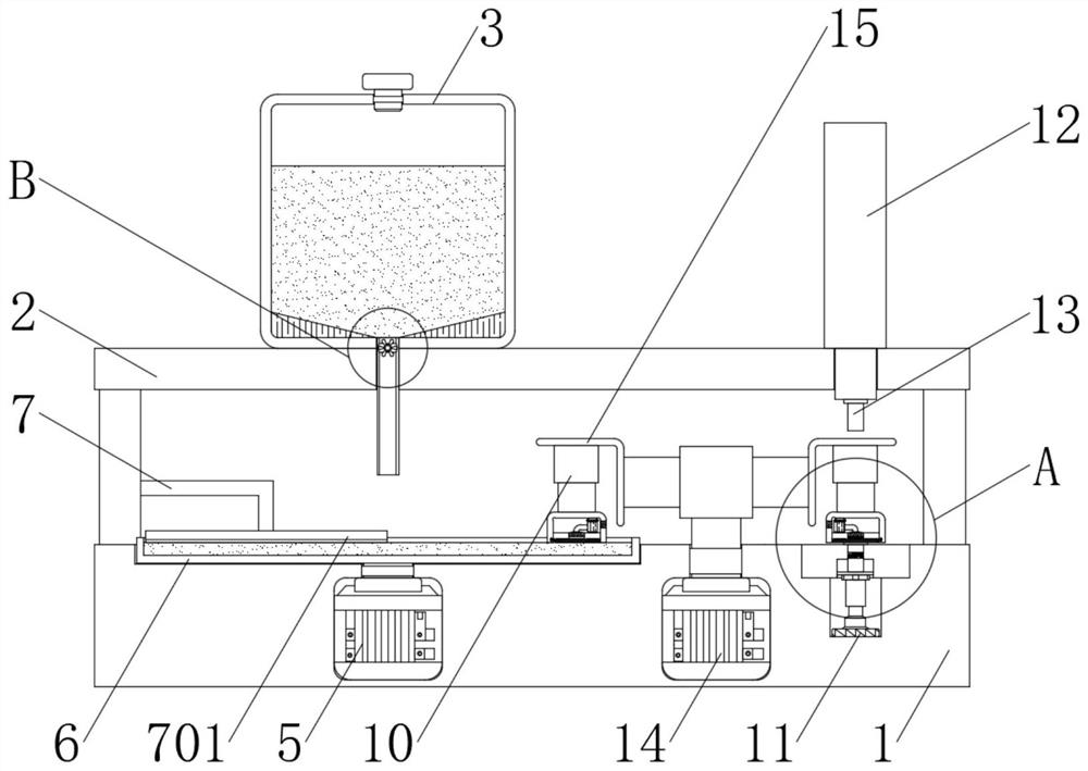 Cold pressing device for diamond saw blade machining and diamond saw blade machining process