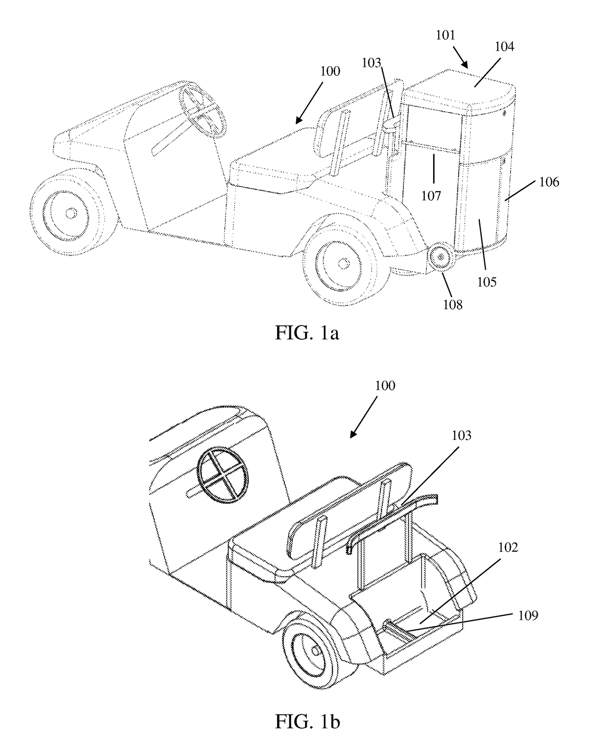 Removable storage module mounting system for golf cart