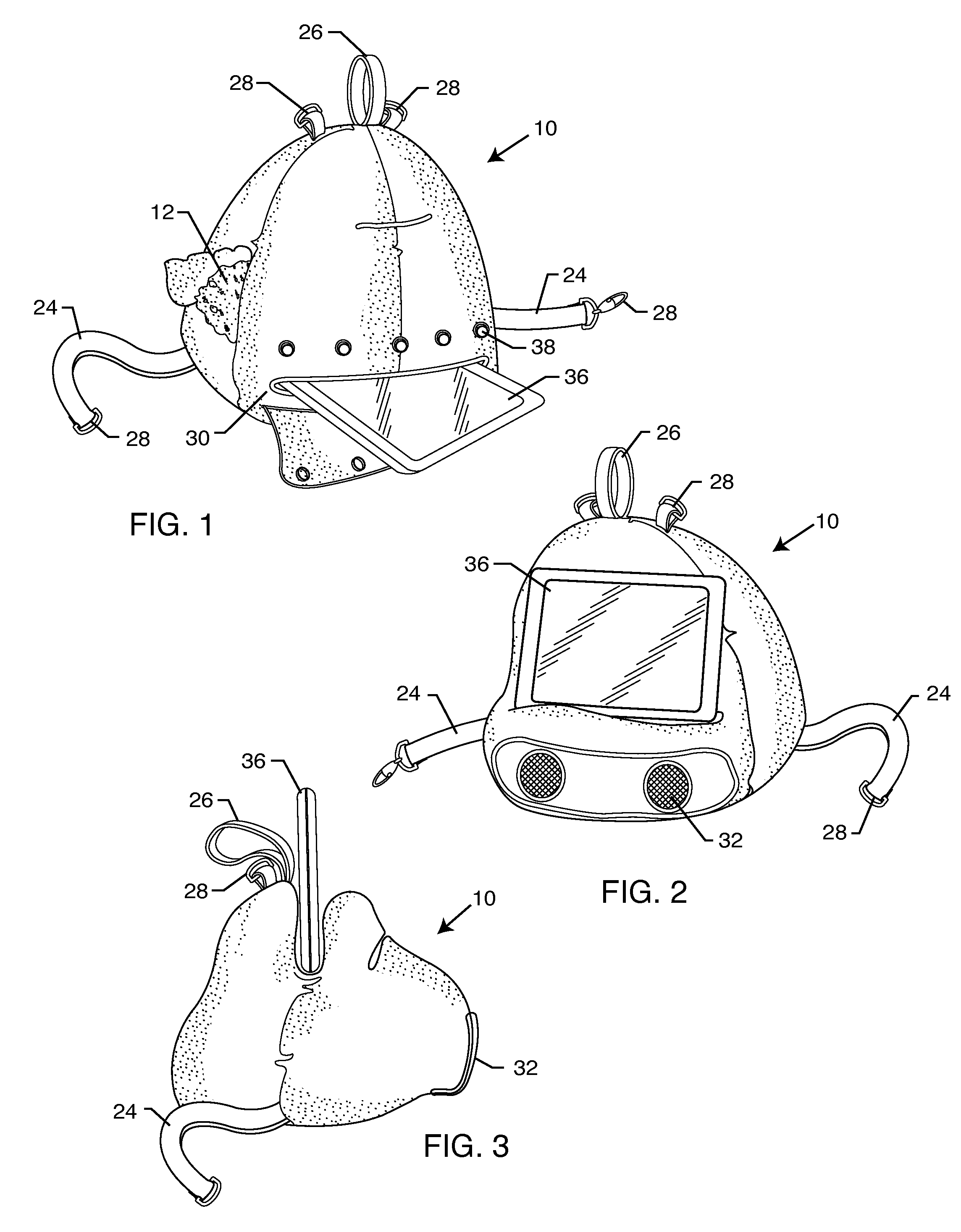 Plush toy computer tablet carrier