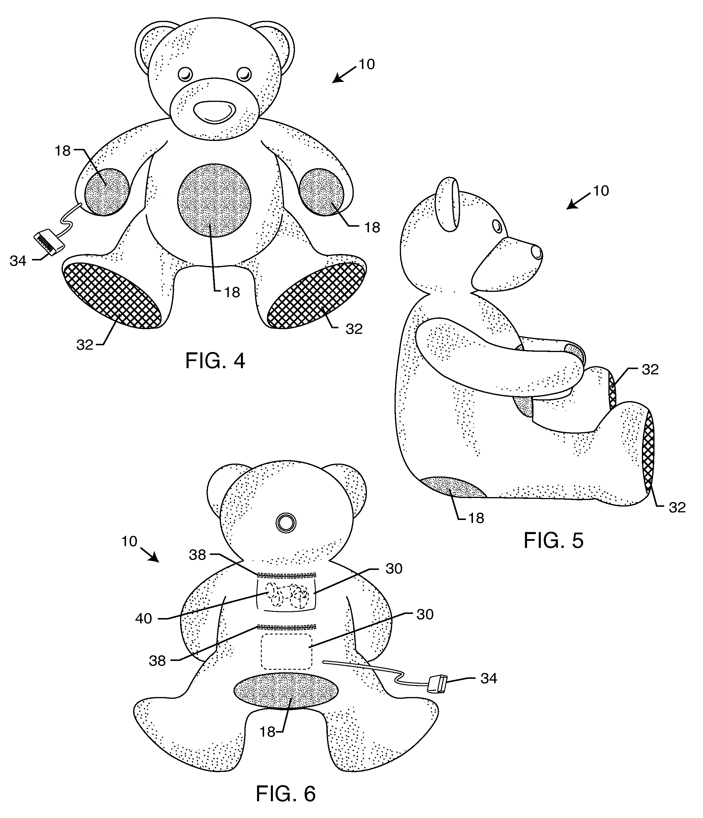 Plush toy computer tablet carrier