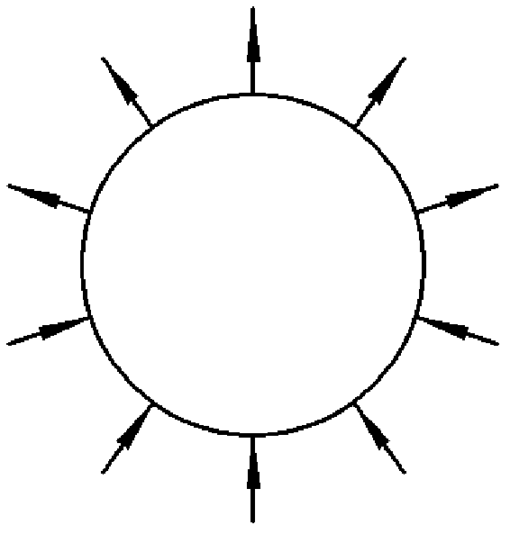 Passive radial supporting mechanism for primary mirror of optical telescope based on kinetic equilibrium