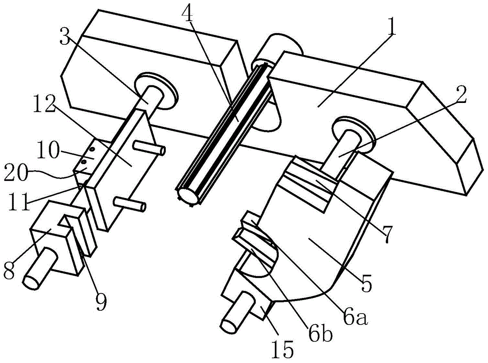 Mounting rack for honing pump body