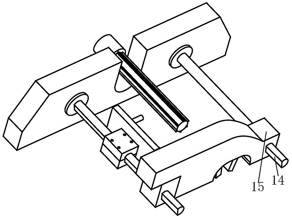 Mounting rack for honing pump body