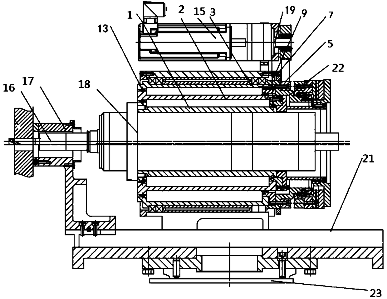 Helical milling device and helical milling method