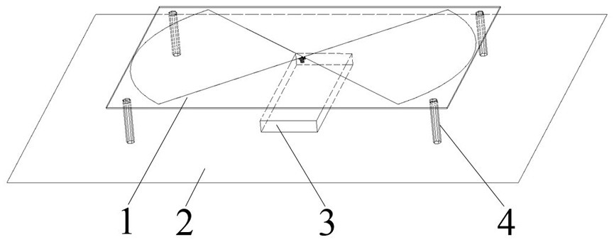 Magnetic medium loaded low-profile high-performance broadband antenna