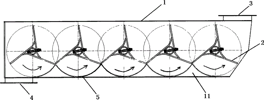 Material dumping and conveying machine