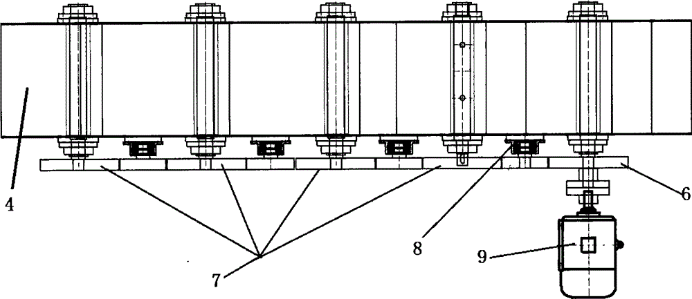 Material dumping and conveying machine