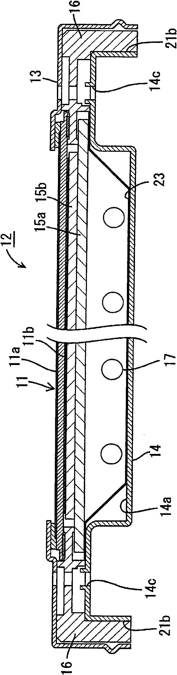 Illuminating apparatus, display apparatus and television receiving apparatus