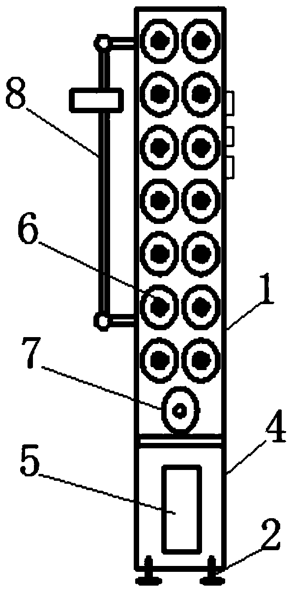 Two-way type multi-brush type rubbing machine