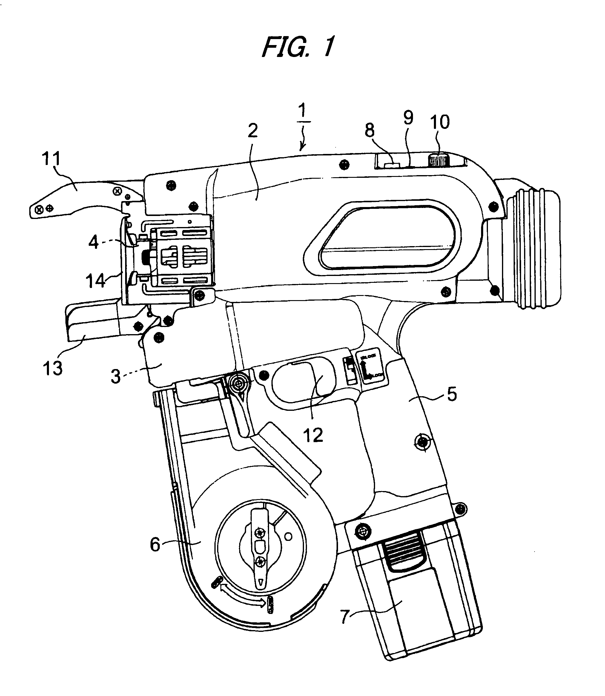 Rechargeable electric tool