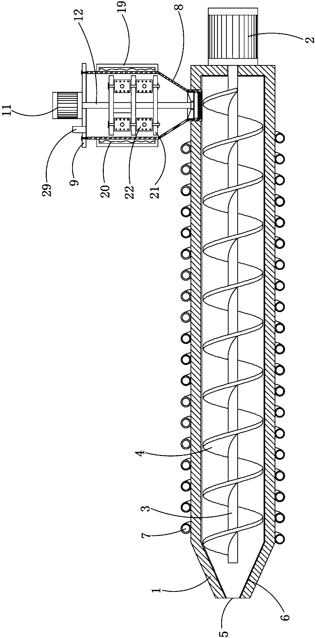 Plastic extruder for producing chairs