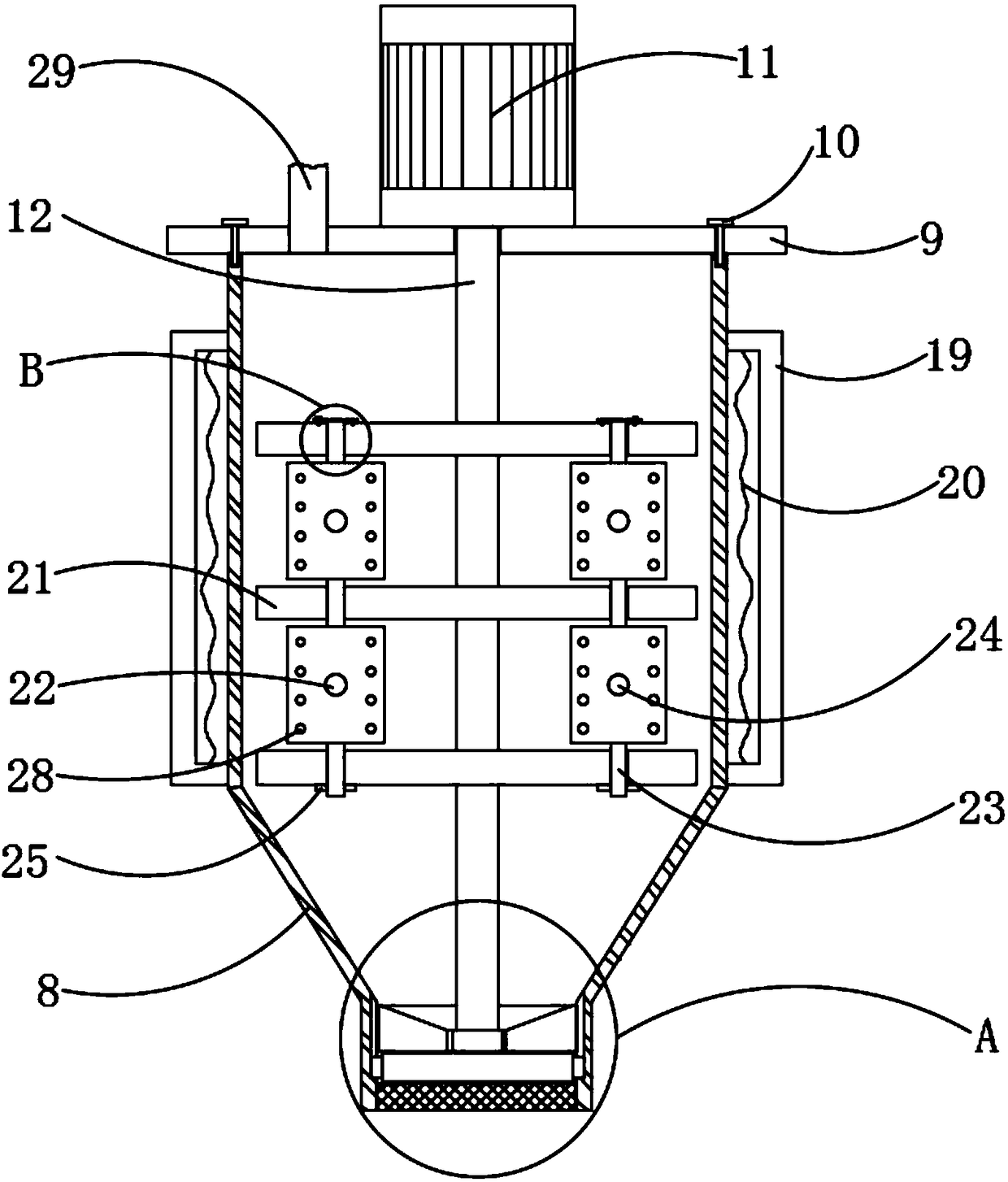 Plastic extruder for producing chairs