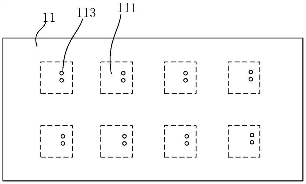 Aging circuit board, aging test structure and aging test method