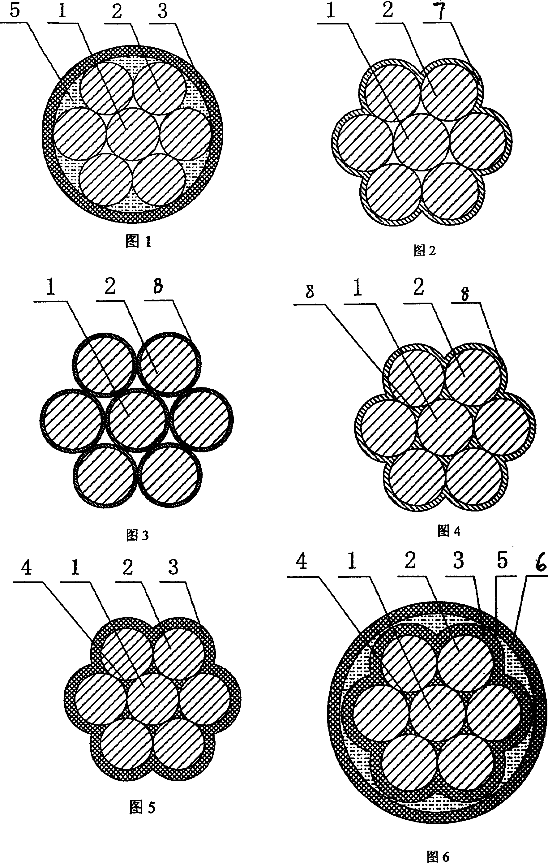 Integral-filled type plastic-coated steel twisted line