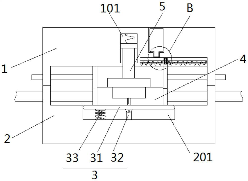 Anti-shake interface device for high-speed rail data transmission cable