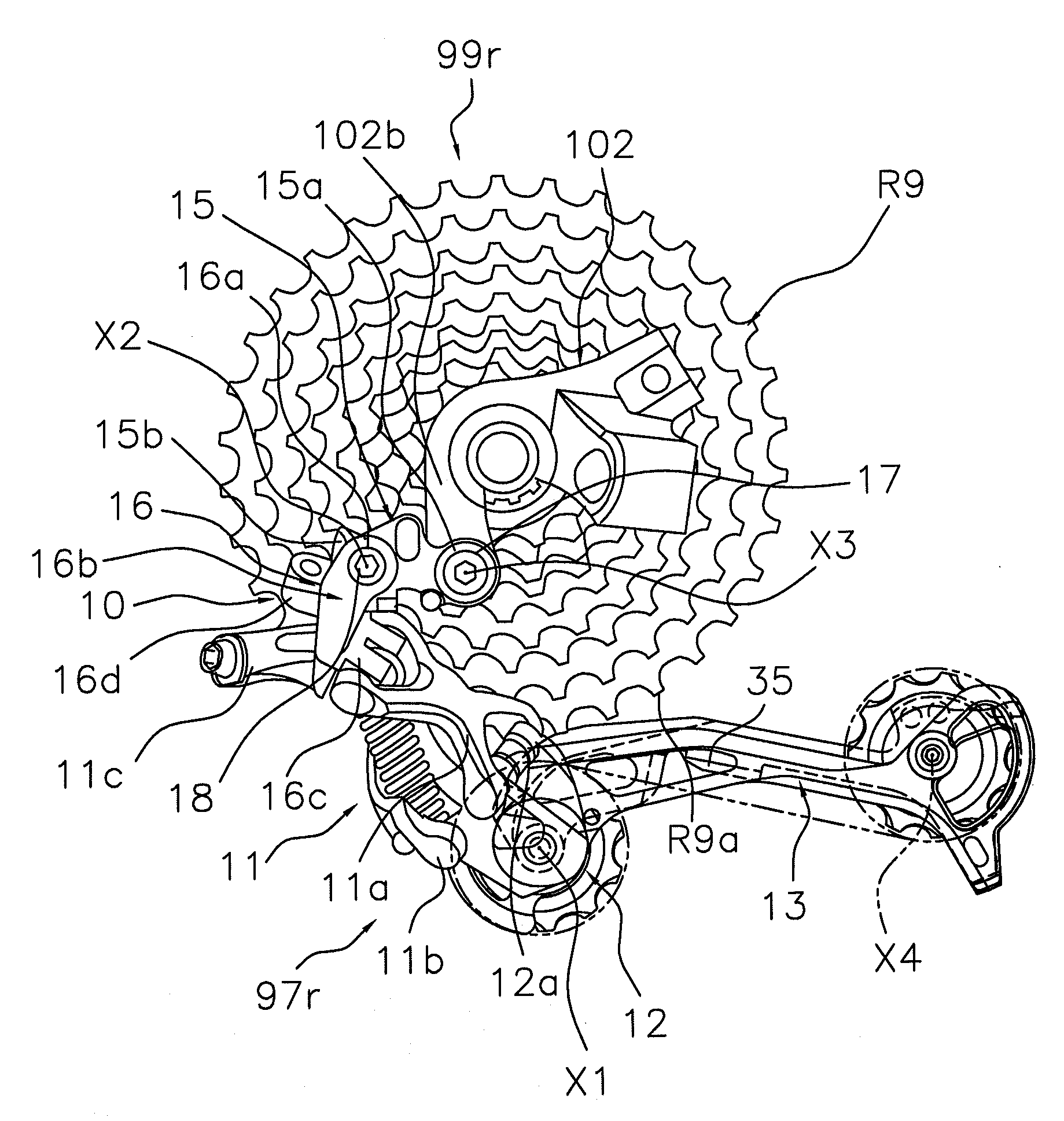 Bicycle rear derailleur