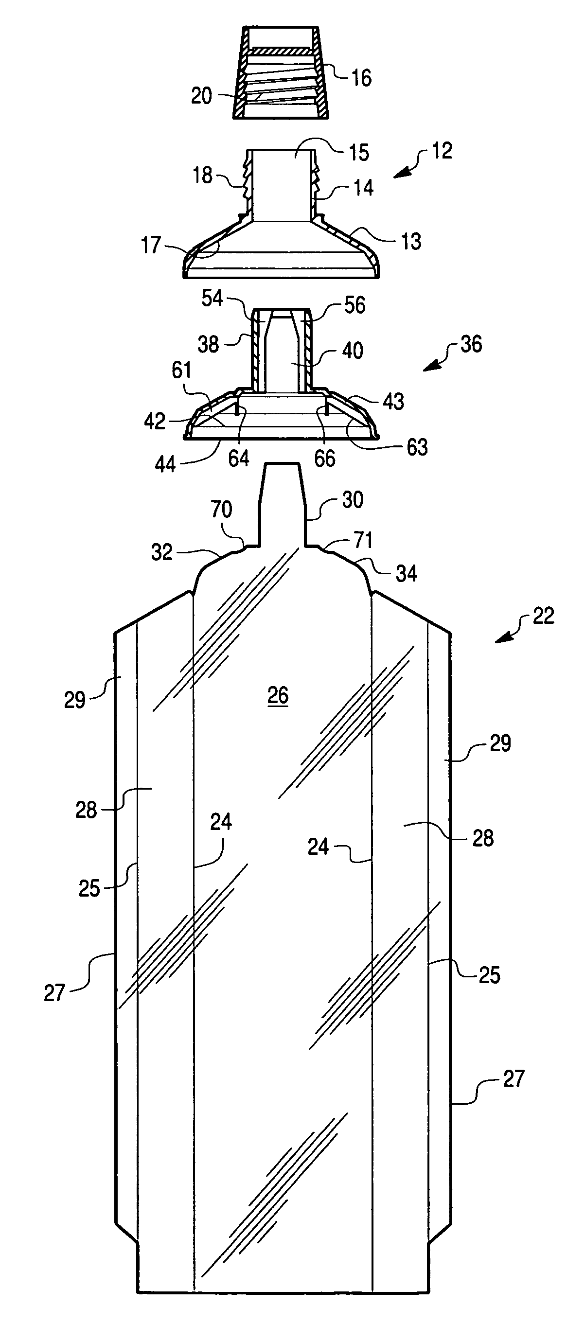 Toothpaste tube