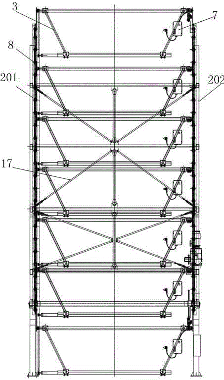 Vertical circular charging type three-dimensional parking garage