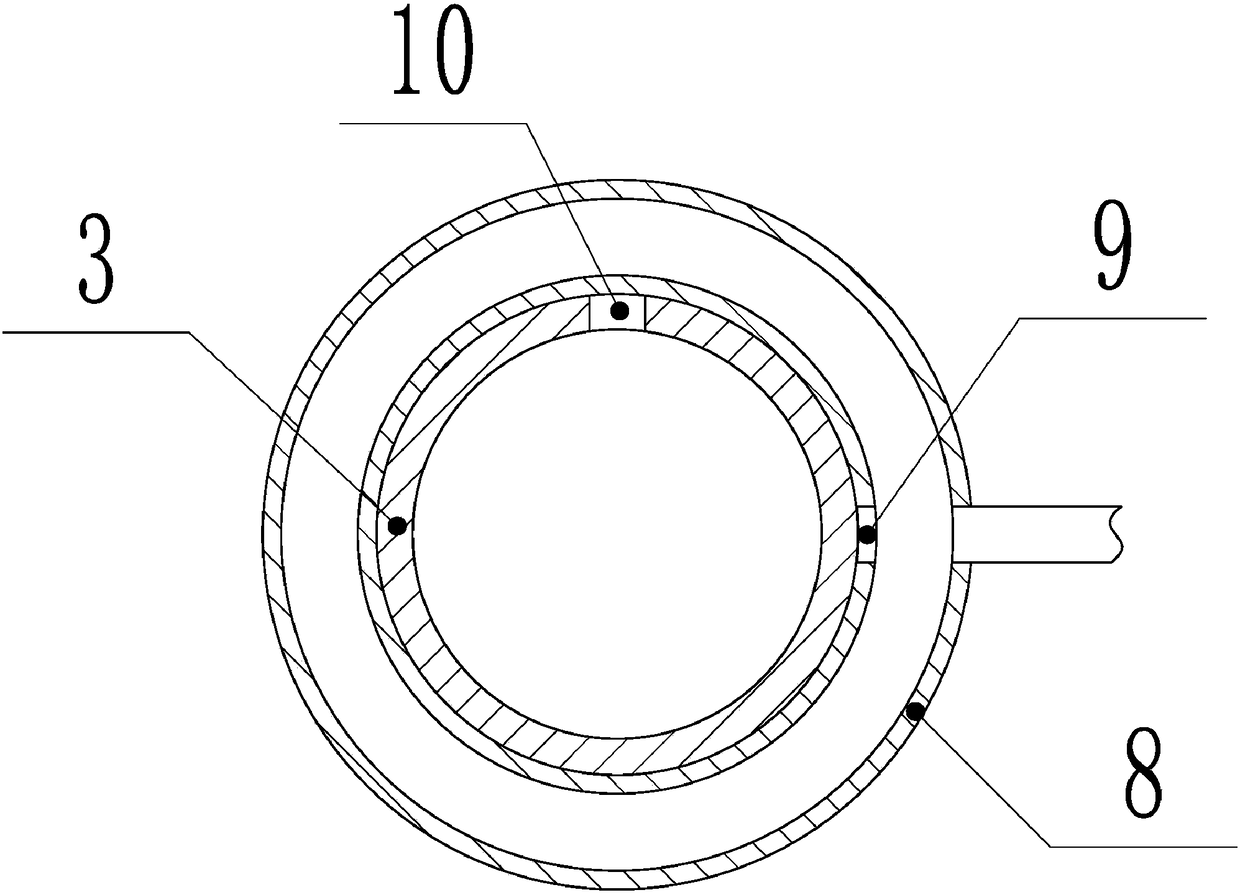 Constant-temperature type tea frying device