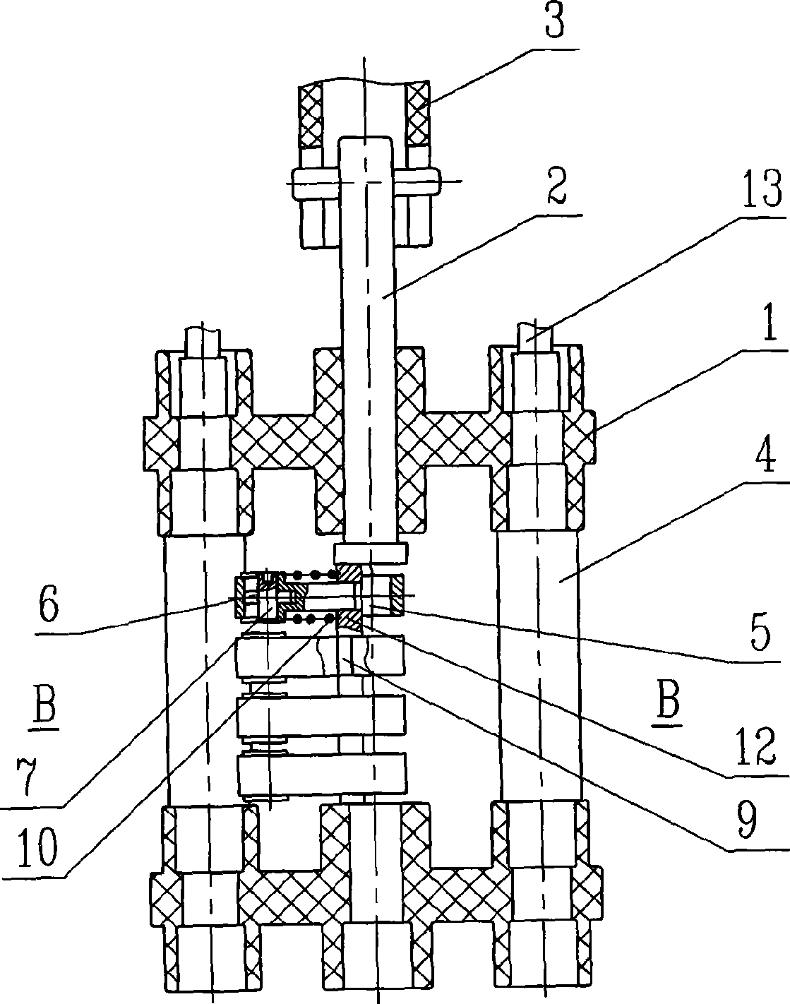 Contact tip construction of non-excited tapping switch