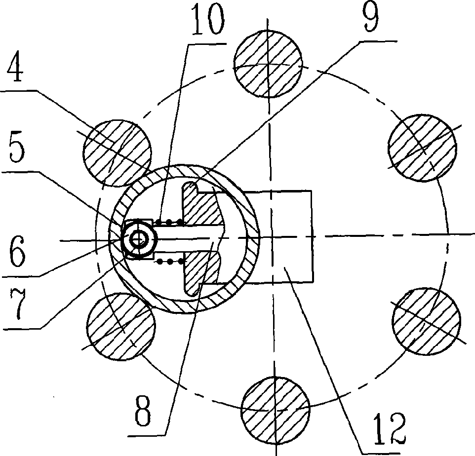 Contact tip construction of non-excited tapping switch