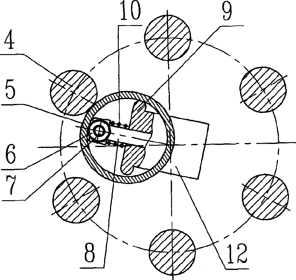 Contact tip construction of non-excited tapping switch